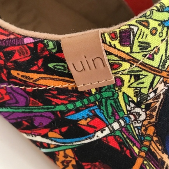 UIN No Body Artistic Slip-On Shoes Vibrant Loafers Women’s Size 10 - Picture 10 of 16